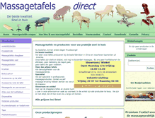 Tablet Screenshot of massagetafelsdirect.nl